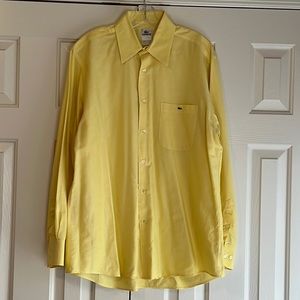 LACOSTE - Men’s L/S Dress Shirt - Size 42 (comparable to men’s large)